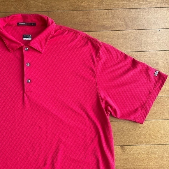 Nike Red Short Sleeve Polo Shirt - Picture 3 of 3
